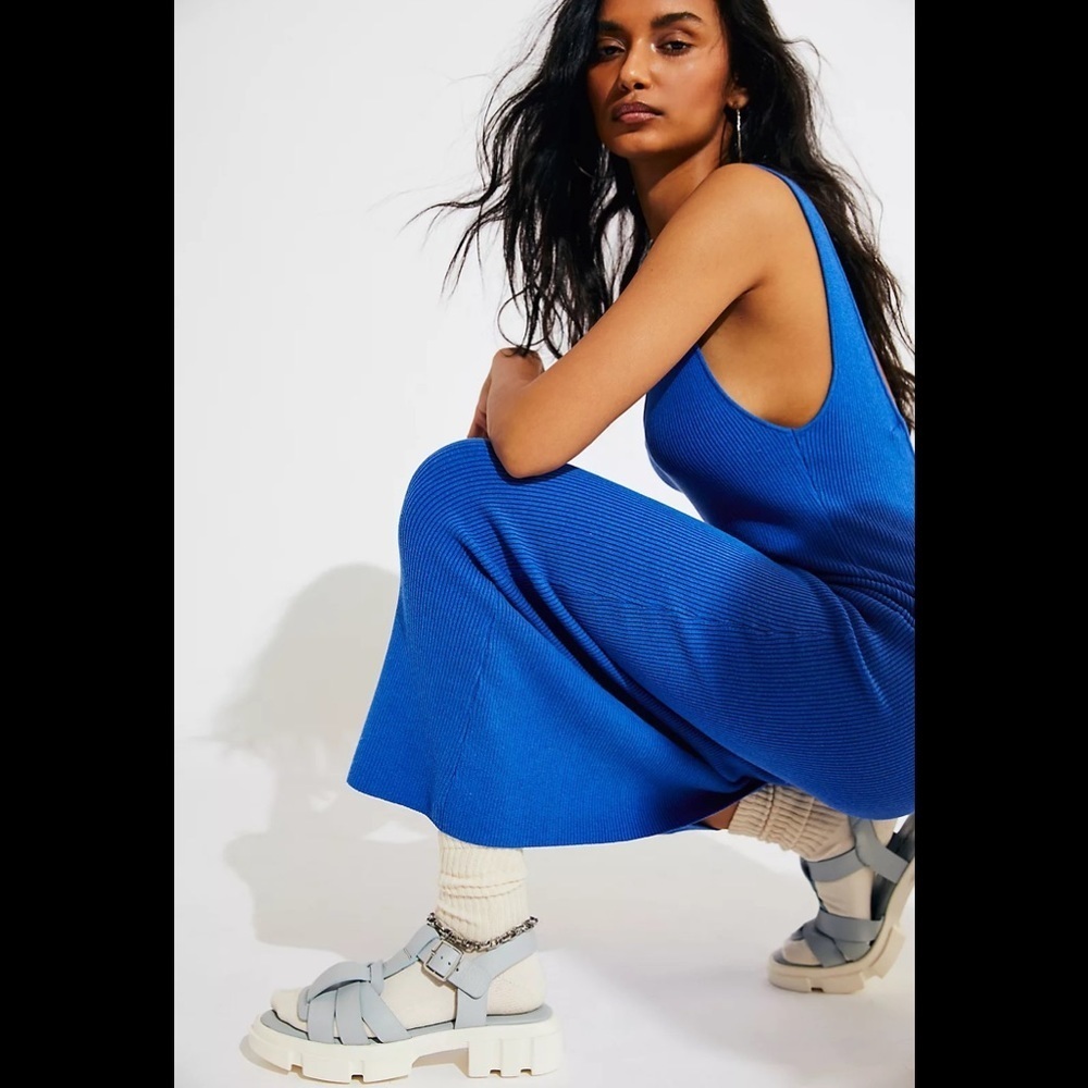 New Free People Brooks Fisherman Sandals Blue Size EU 40 or 10